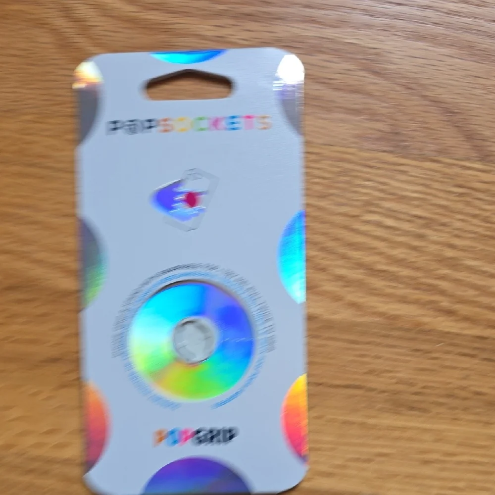 PopSocket PopGrip with Pink Floral on Mint